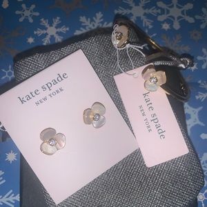 Kate Spade earrings  Disco Pansy New